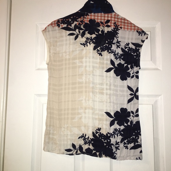 Eva Franco Hannah Top in Sahara Plaid Top Size XS - Picture 9 of 15